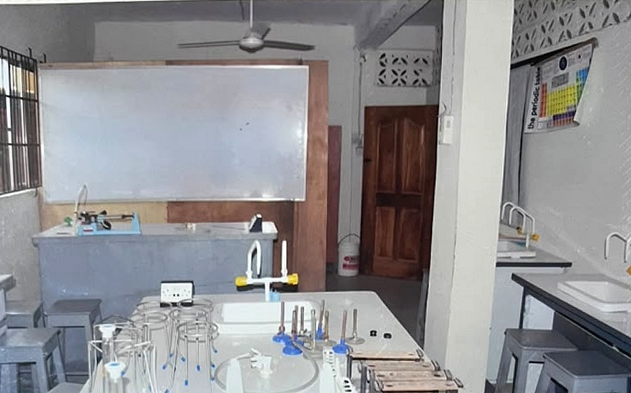 Chemistry Laboratory at Soleil High School