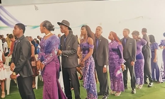 Senior Purple and Suits Parade
