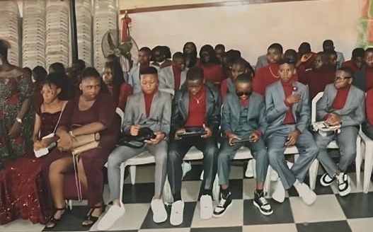 Graduating Students Seated